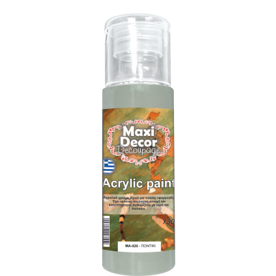 Ακρυλικό Χρώμα 130ml Maxi Decor Ποντικί ΜΑ020_MA020130